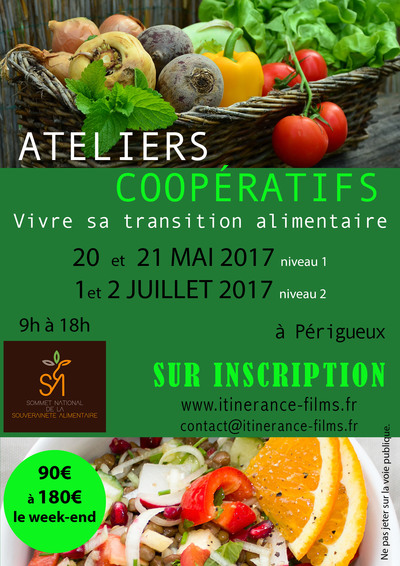 Affiche et flyer ATELIERS COOPERATIFS